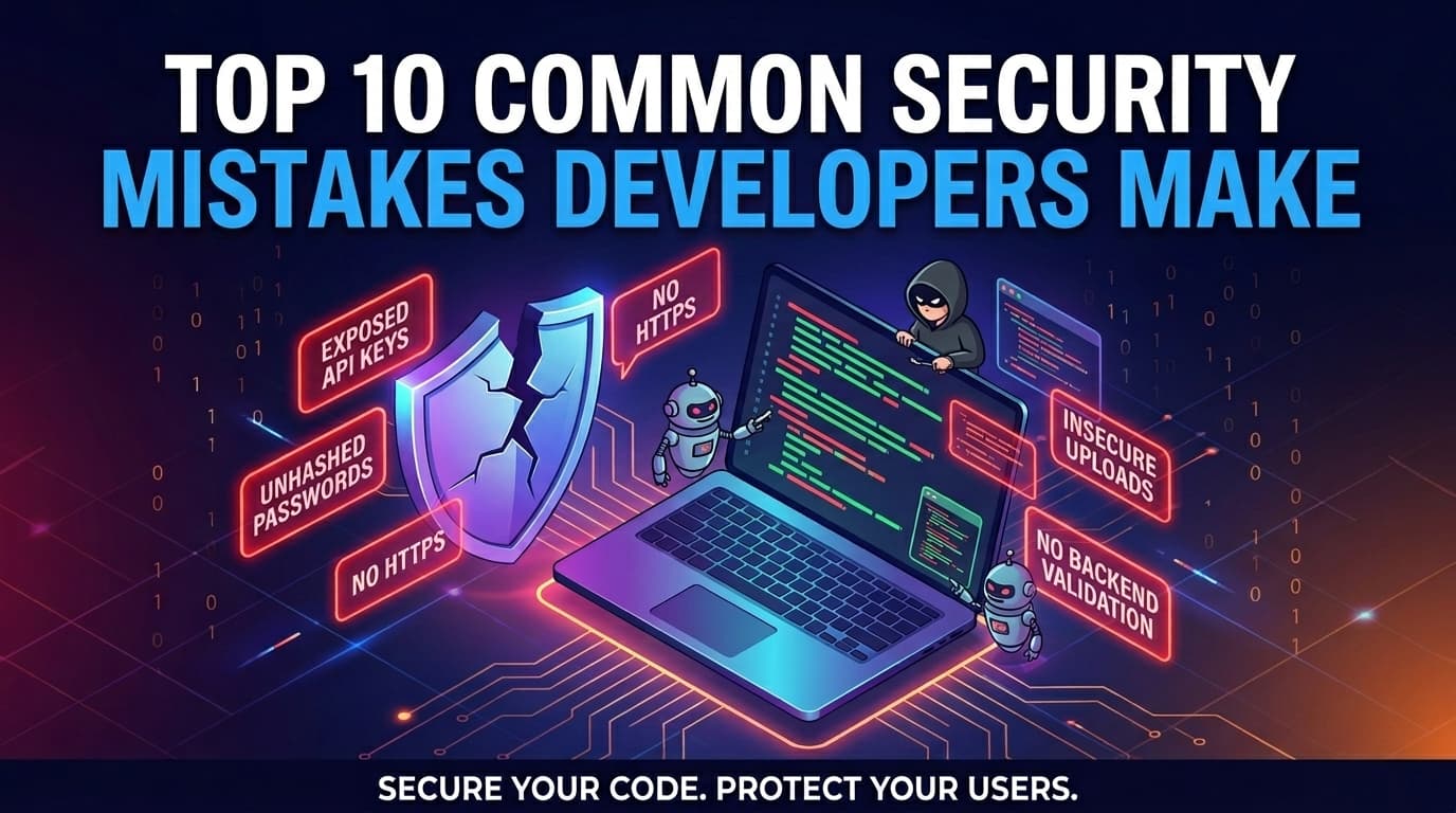 Top 10 Common Security Mistakes Developers Make