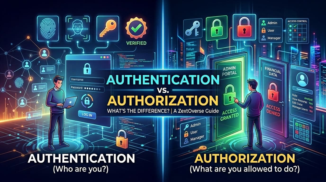 Authentication vs Authorization: What's the Difference?