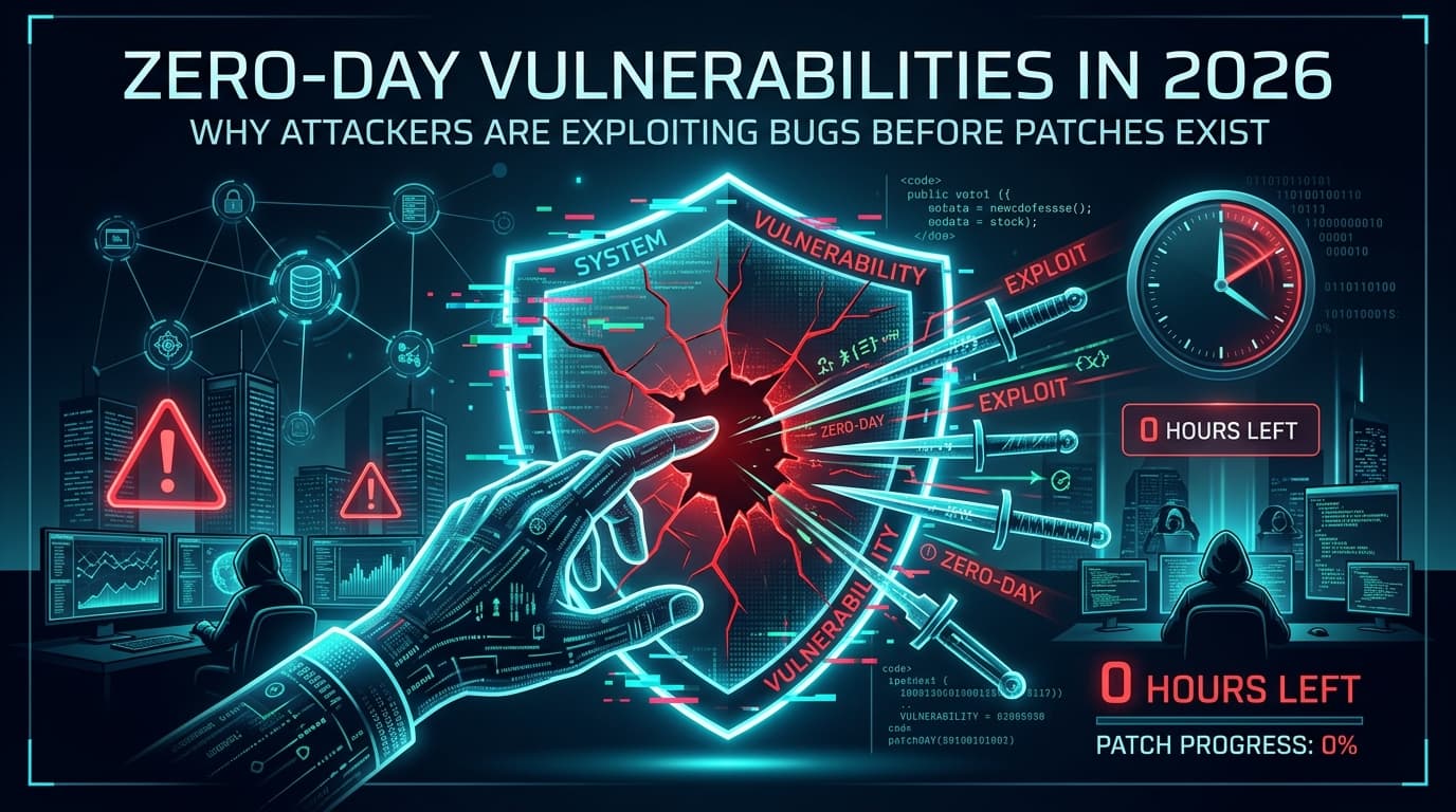 Zero-Day Vulnerabilities in 2026: Why Attackers Are Exploiting Bugs Before Patches Exist