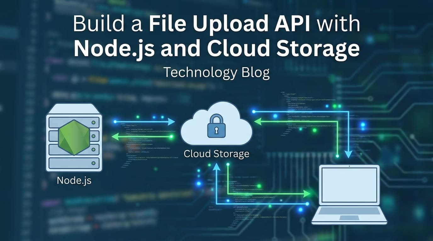 Build a File Upload API with Node.js and Cloud Storage